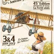 Affiche Meeting Aerien 2017 -  Cerny-la-ferte-alais (91)