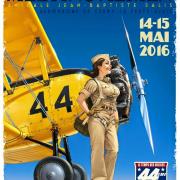 Affiche show Aérien  la Ferté Alais-2016