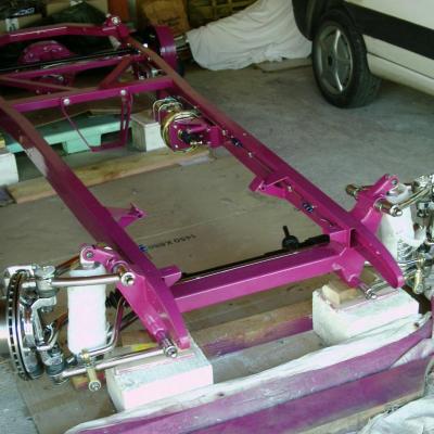 Vue d'ensemble  Chassis peint