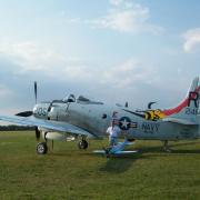 Le Skyraider  en état de vol de la collection  JB - Salis