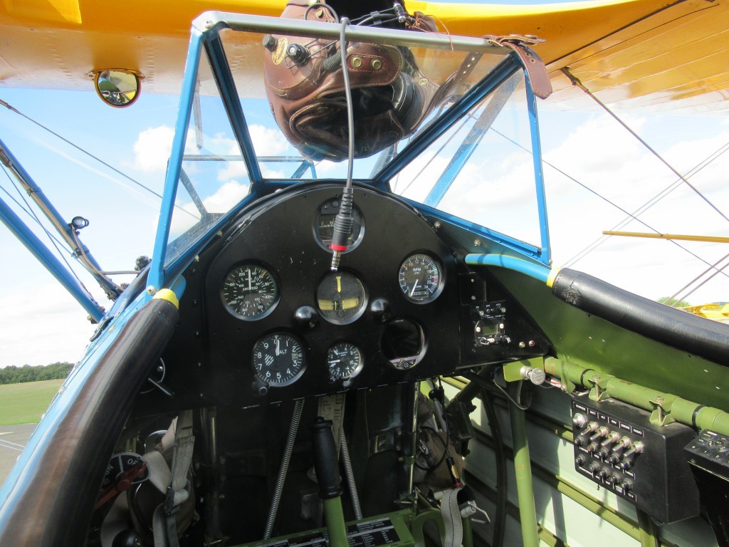 Tableau de bord du Stearman