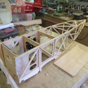 Structure du fuselage en cour  